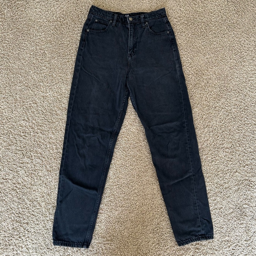 Black GAP Mom Jeans